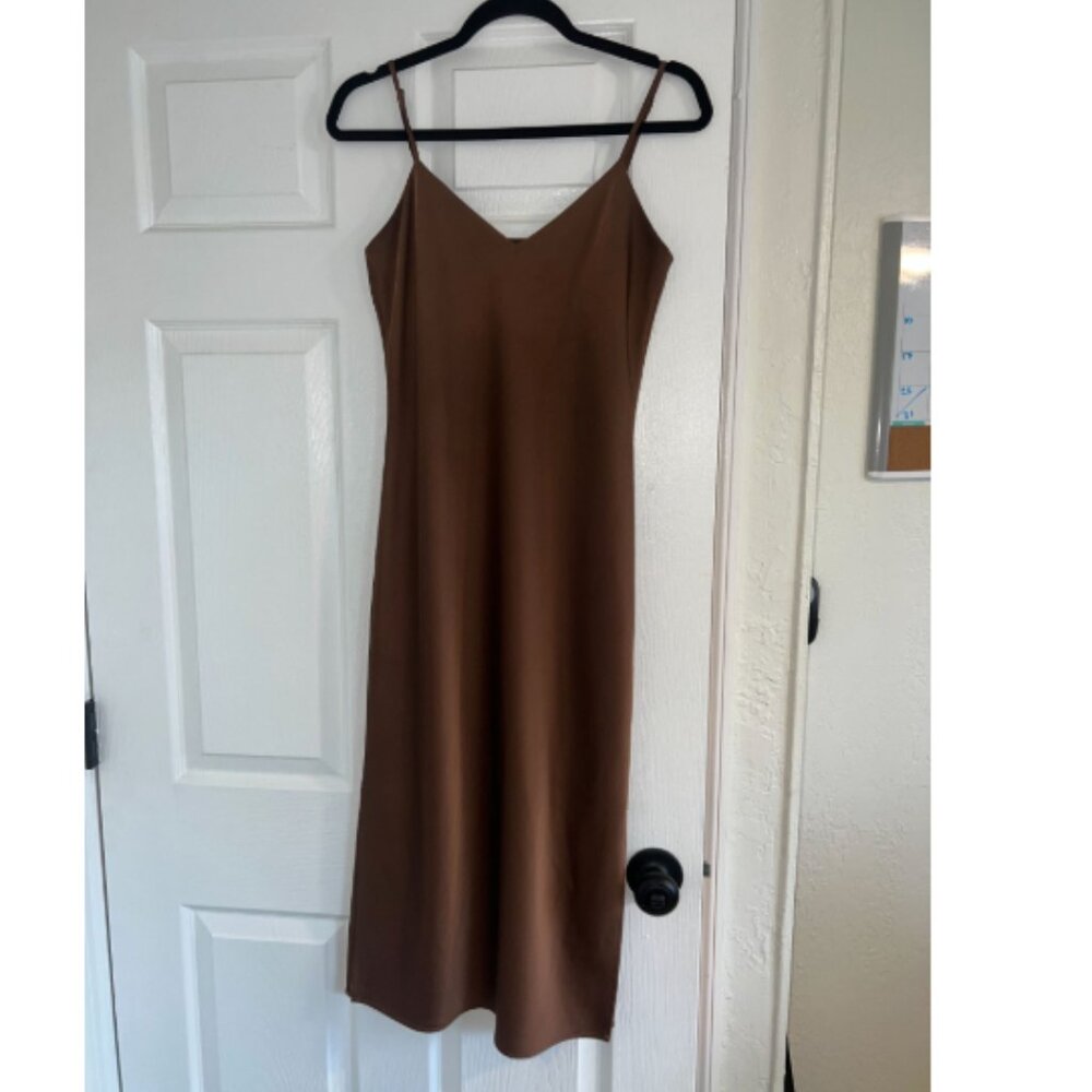 Gianni Bini Sleeveless Midi Silk Dress